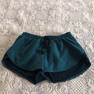 Old Navy Teal and Navy Women's Athletic Shorts